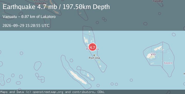 Map of VANUATU