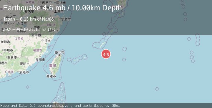 Map of RYUKYU ISLANDS, JAPAN
