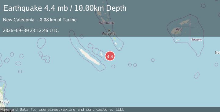 Map of LOYALTY ISLANDS