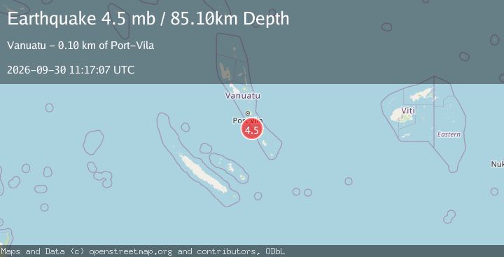 Map of VANUATU