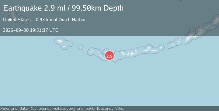 Map of ANDREANOF ISLANDS, ALEUTIAN IS.