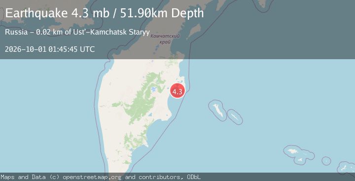 Map of NEAR EAST COAST OF KAMCHATKA