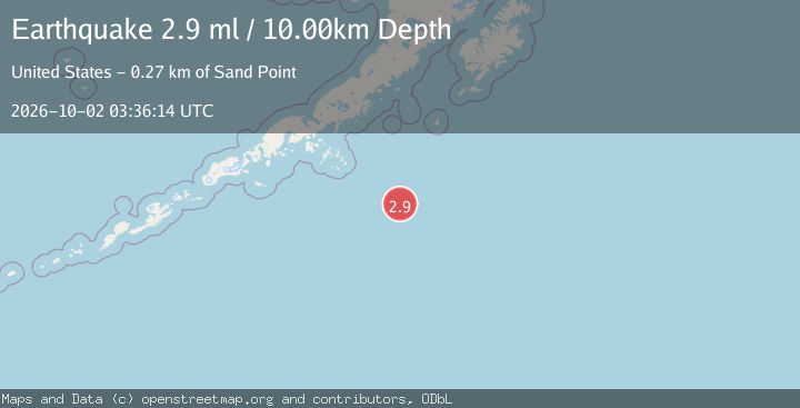 Map of SOUTH OF ALASKA