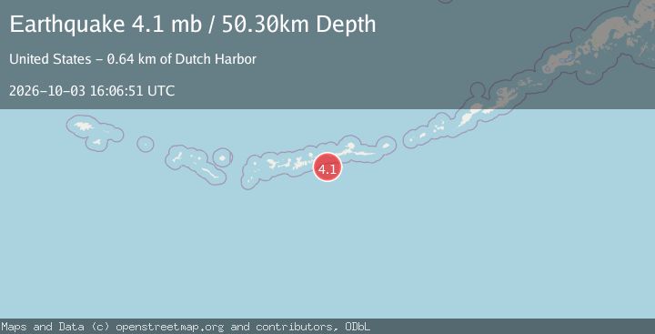 Map of ANDREANOF ISLANDS, ALEUTIAN IS.