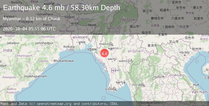 Map of MYANMAR