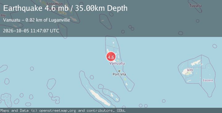 Map of VANUATU