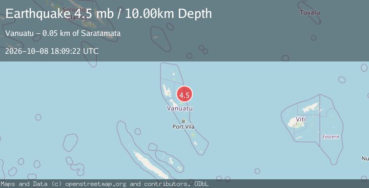 Map of VANUATU