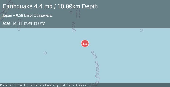 Map of VOLCANO ISLANDS, JAPAN REGION