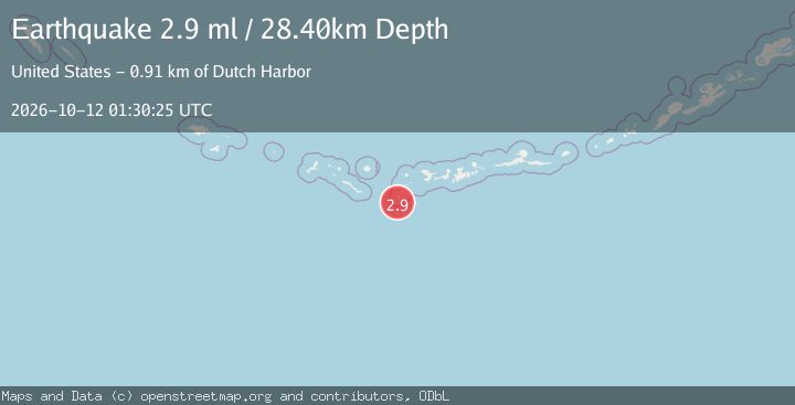 Map of ANDREANOF ISLANDS, ALEUTIAN IS.