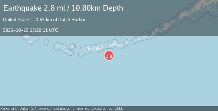 Map of ANDREANOF ISLANDS, ALEUTIAN IS.