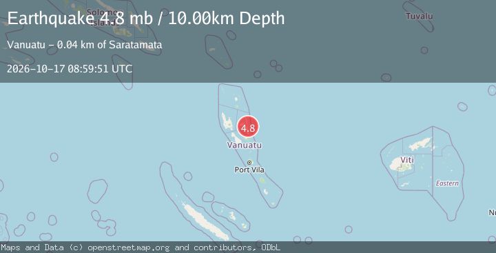 Map of VANUATU