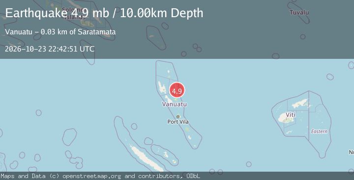 Map of VANUATU