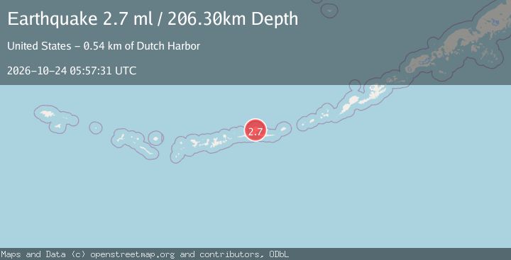 Map of ANDREANOF ISLANDS, ALEUTIAN IS.
