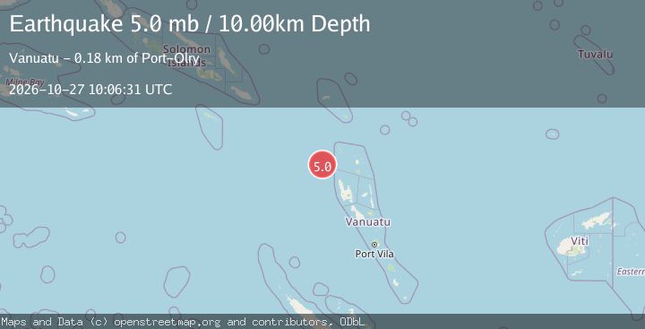 Map of VANUATU
