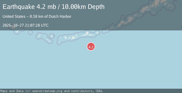Map of ANDREANOF ISLANDS, ALEUTIAN IS.