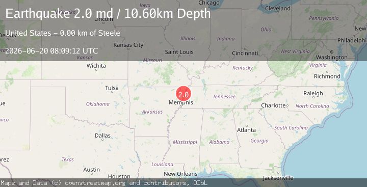 Map of SOUTHEASTERN MISSOURI