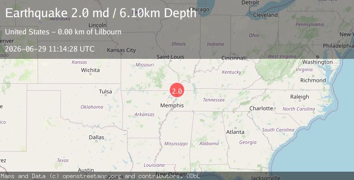 Map of SOUTHEASTERN MISSOURI