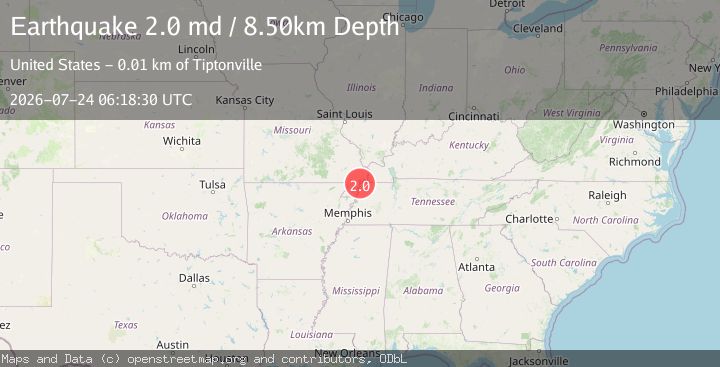 Map of TENNESSEE