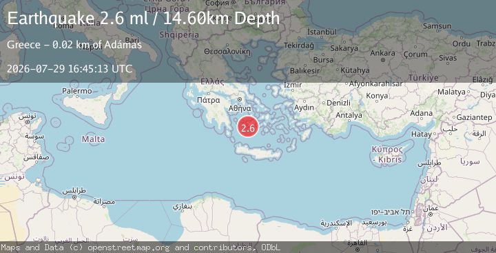 Map of SOUTHERN GREECE