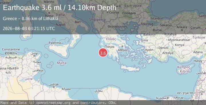 Map of IONIAN SEA