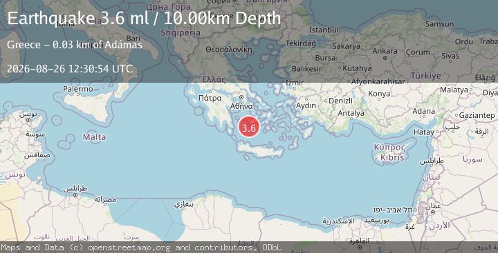 Map of SOUTHERN GREECE