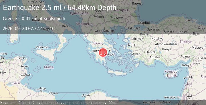 Map of SOUTHERN GREECE