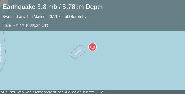 Map of JAN MAYEN ISLAND REGION