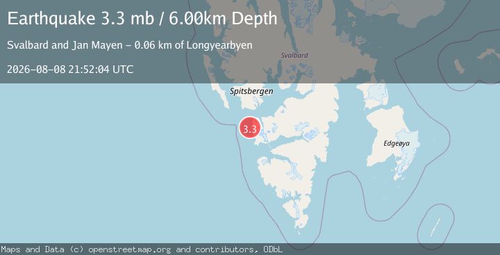 Map of SVALBARD REGION