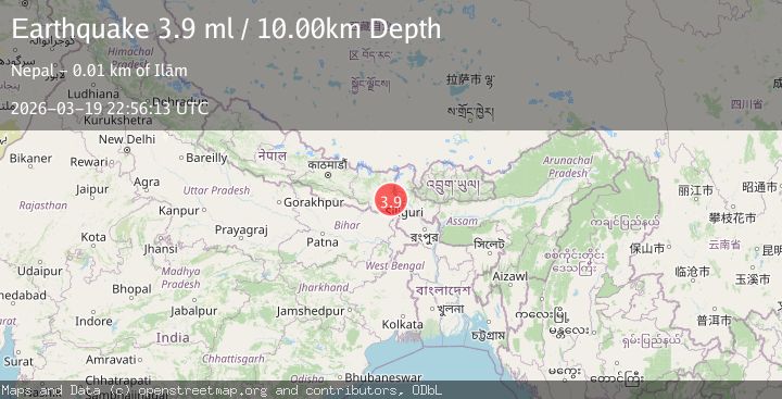 Map of SIKKIM, INDIA