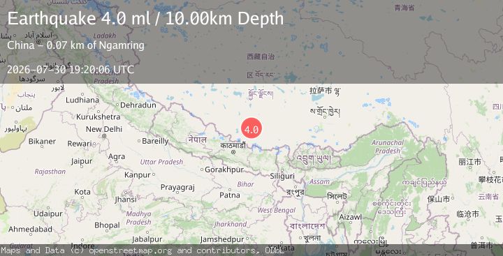Map of WESTERN XIZANG