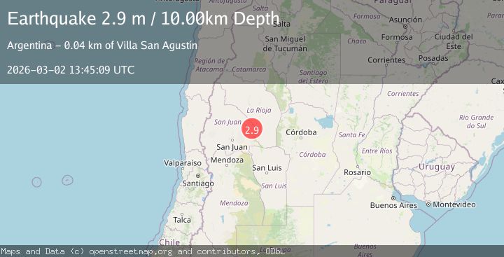Map of SAN JUAN, ARGENTINA
