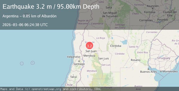 Map of SAN JUAN, ARGENTINA