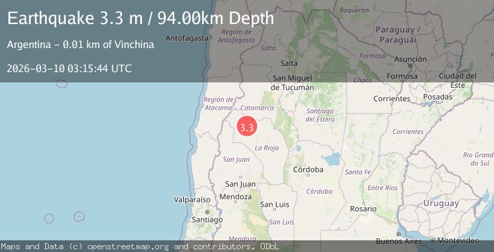 Map of LA RIOJA, ARGENTINA