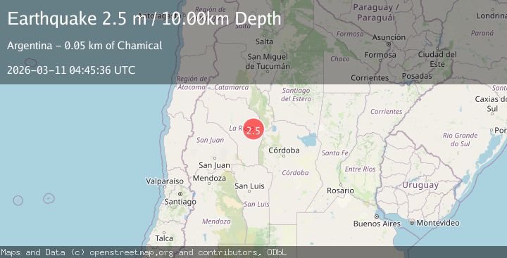 Map of LA RIOJA, ARGENTINA
