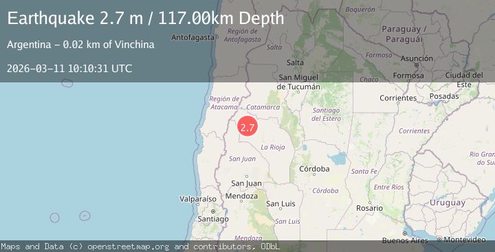 Map of LA RIOJA, ARGENTINA
