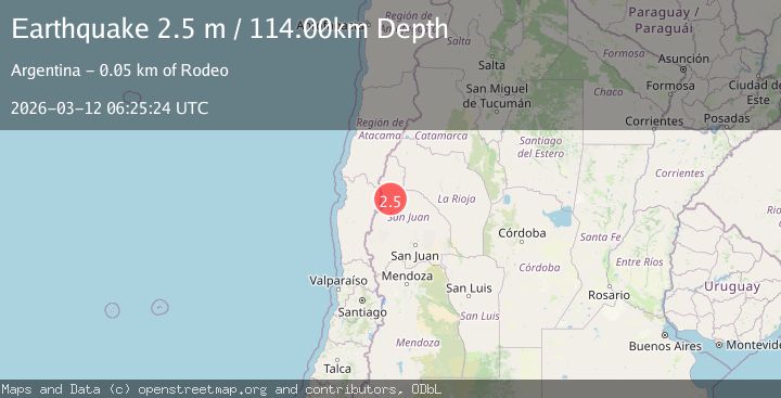 Map of SAN JUAN, ARGENTINA
