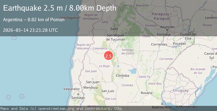Map of CATAMARCA, ARGENTINA