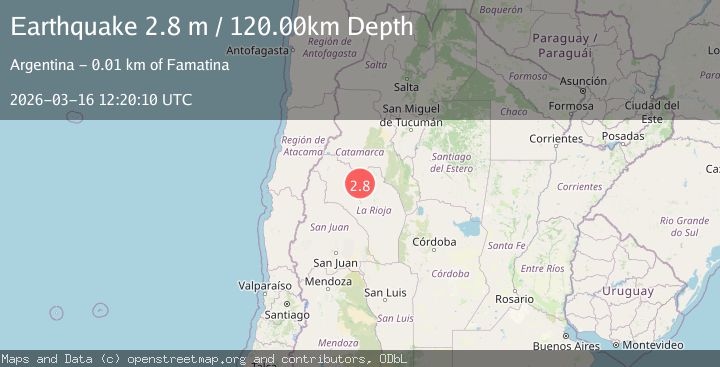 Map of LA RIOJA, ARGENTINA