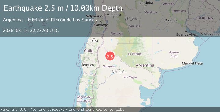 Map of NEUQUEN, ARGENTINA