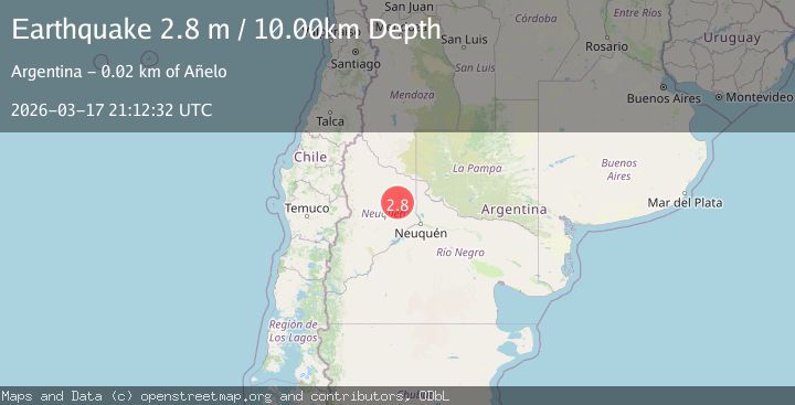 Map of NEUQUEN, ARGENTINA