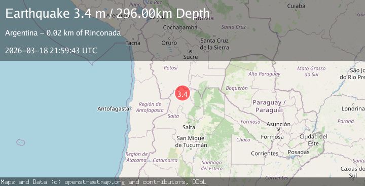 Map of JUJUY, ARGENTINA