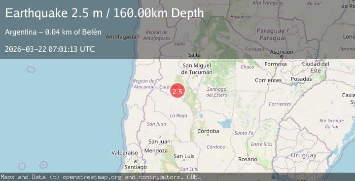 Map of CATAMARCA, ARGENTINA