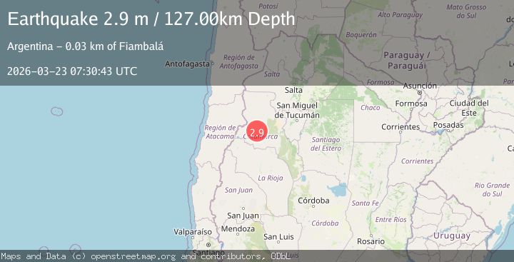 Map of CATAMARCA, ARGENTINA