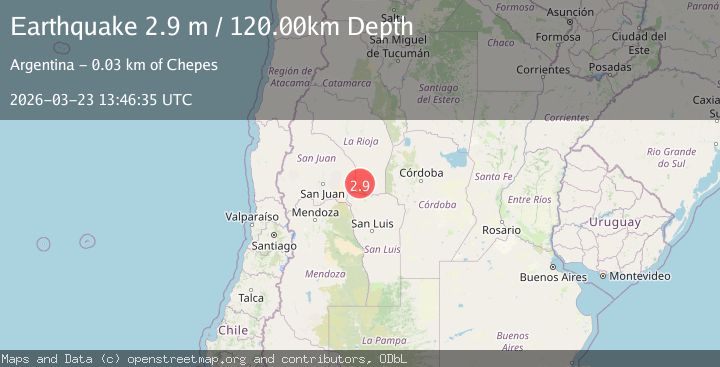 Map of LA RIOJA, ARGENTINA