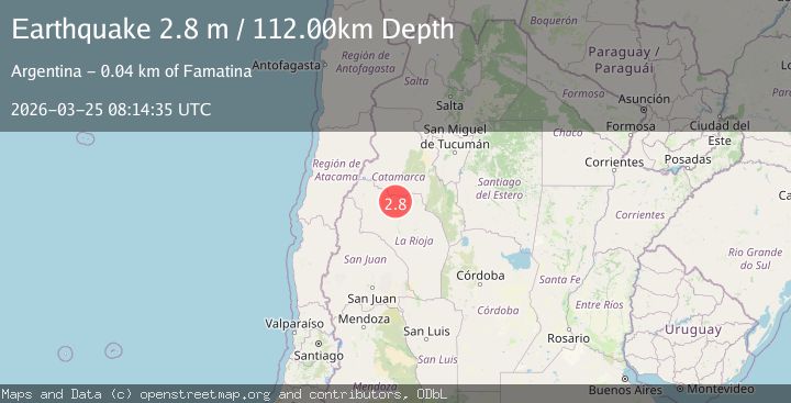 Map of LA RIOJA, ARGENTINA