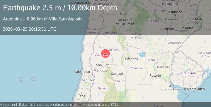 Map of SAN JUAN, ARGENTINA