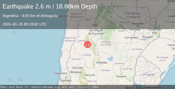 Map of CATAMARCA, ARGENTINA
