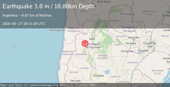 Map of SALTA, ARGENTINA