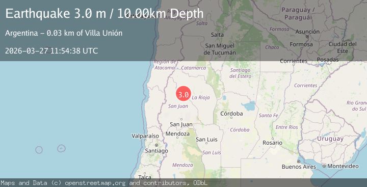 Map of LA RIOJA, ARGENTINA