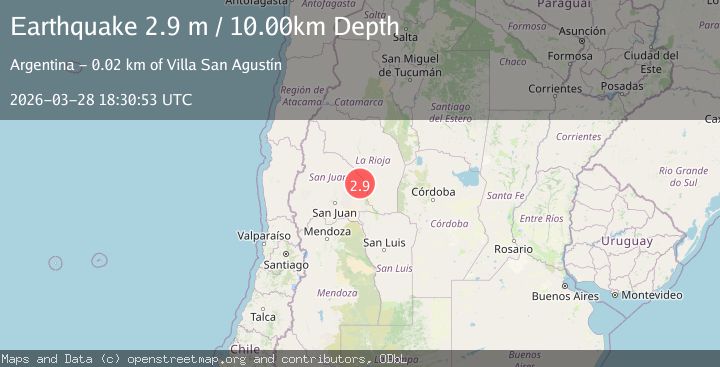 Map of SAN JUAN, ARGENTINA